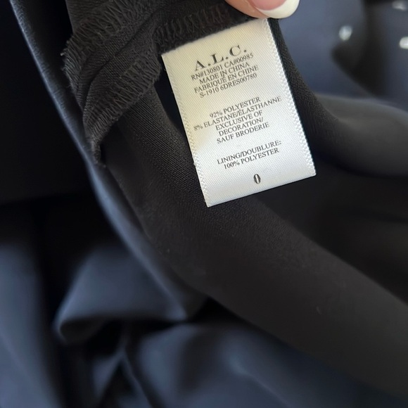 A.L.C. Lana Studded Long-Sleeve Mini Dress - Picture 11 of 12